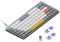 Nuphy Air75 v2 QMK/VIA Mechanical Keyboard, 75% Low Profile Wireless Keyboard, Bluetooth 5.1, 2.4GHz and Wired Connection, Compatible with Windows and Mac OS - Lunar Gray (Wisteria)