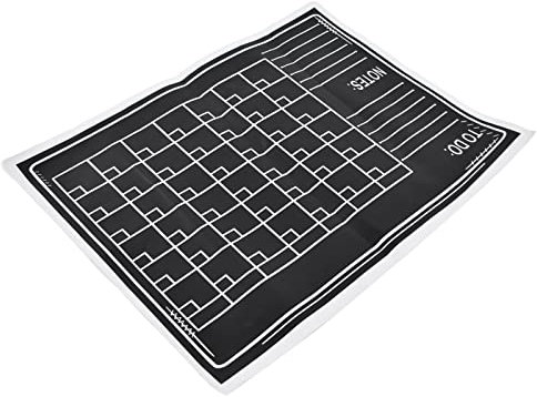To-Do-Liste, Kreidetafel-Papier, Kreidetafel-Kontaktpapier, Tafel-Wandaufkleber, Notizblatt, Tafel, Selbstklebender Tafel-Wandaufkleber, DIY Abnehmbarer PVC-Kreidetafel-Kalender