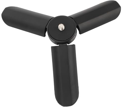Mi NI Stativ, Tischständer mit 1/4 Zoll Schraube, Kompaktes Stativ mit Rutschfesten Gummifüßen, für Pal EVO 70 LOMO Kameras, Einbeinstative, Stabilisatorgriff (Black)