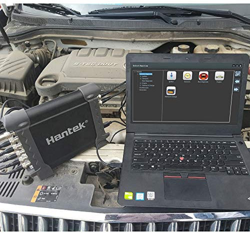 Hantek Qingdao Hantek1008A/1008B/1008C PC/USB virtuelles Oszilloskop, 8 Kanäle, Autodiagnoskop, Reichweite/DAQ Generator, 2,4 MSa/s, 4 K Tiefe (Hantek1008B)