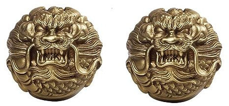 UNbit Stressball, Baoding-Ball, Marmor, 2 Stück, Handübungsball, chinesischer Stil, Stressball, Massageball, Roller, Massageball