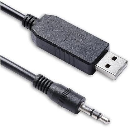 Hwmsza GTMedia V7 V8 Super receptor de satélite SAT TV Box actualización de actualización de Flash prolífico USB a RS232 actualización en serie Cable de Flash (Size : 1.0m, Color : Nero)