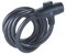 Yale Cavo di sicurezza con chiave Serie Essential YCK0/12/200/2 spessore 12mm, lunghezza cavo 2000mm, Acciaio Trecciato, Incluse 2 Chiavi, Testato con spray salino per 96 Ore, Supporto per Bici