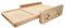 Wooden Bread Slicer Guide, Adjustable Bread Cutting Tool, Professional Bread Guide with Crumb Tray, Crumb Tray Breads Cutter 10.63x7.09x2.36 for Cakes, Toast and Bagels (Wood Color)