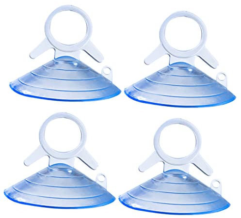 PRETYZOOM 50pezzi Ventose Coda Di Rondine in Pvc Trasparente Con Forte Aspirazione Per Parasole Auto e Tendine Parasole Per Parabrezza e Cruscotto