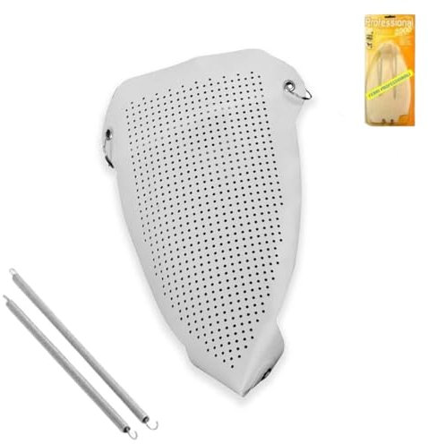 DL SERVICE Plantilla para plancha antibrillo, funda para plancha con mango de corcho