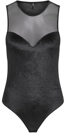 ONLY Damen Onlothilia Glitter Velvet Body Acc