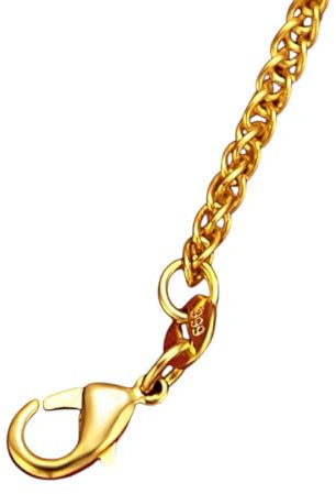 CHCWR NEU 2025 Real 18k Gold Twisted Kettenarmband rein verstellbares Büro -Hanf Seilkette für Frauen feines Schmuck Geschenk mit für Sie Accessoires Trendy Creative Gift