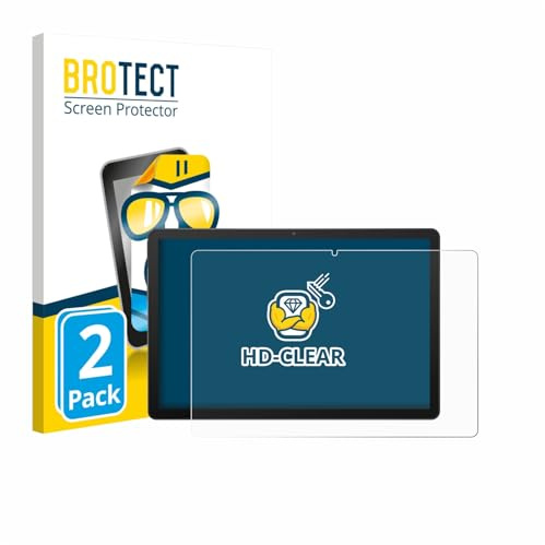 BROTECT Schutzfolie für Sunmi CPad 11 | 2 Stück Transparenter Displayschutz Made in Germany Klare Displayschutz-Folie Clear Einfache Montage Case-Friendly