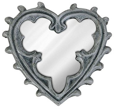 Alchemy Gothic Vintage/Gothic Herz Kompakt Spiegel – Die Vault