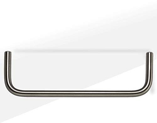 Garderobenstange Norma II 730 mm Ø 12 mm echt Edelstahl gebürstet U-Form Kleiderschrankstange von SO-TECH®