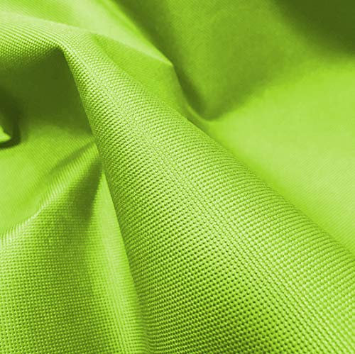 A-Express Lime Green 20oz Heavy Duty Thick Waterproof Canvas Fabric 600D Outdoor Cover 5X Meters