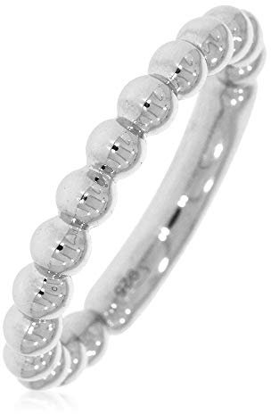 XEN Ring Kugeldesign rhodiniert 52 (16.6)