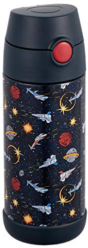 Snug - Borraccia termica per bambini, con cannuccia 350ml Guerre spaziali