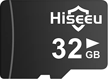 Hiseeu 32GB Micro SD Card TF Memory Card, Supports 4K Video Recording | Playback, , NAND Flash, Anti‑Magnetic, Anti‑Temperature, Anti‑X‑Ray, for Security Cameras, NVR, Tablets, PC