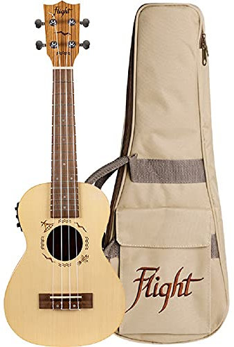 Flight, Konzert-Ukulele 4-Saiten SP/Zeb DUC 525 EQ