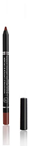Makki Mauve Taupe Irresistible Lippenstift & Lipliner-Stift intensives sattes Farbfinish langanhaltend 2-in-1 weich und cremig kein Ausfransen, wischfest, extrem gleitend, Lip Art und Designer-Lippen