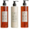 Prija - Haarset mit Ginseng-Extrakt - 3 x 380 ml Aufbaushampoo, Haarshampoo, Conditioner - Haar & Körper - Parabenfrei - Dermatologisch getestet