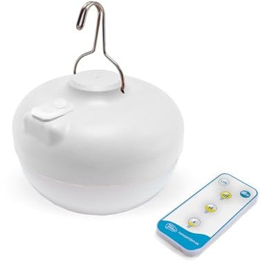 Newgarden - Cherry LED Camping- und Notlicht. Tragbares Licht mit Haken und Magnet, kabellos mit USB-Akku. 900 Lumen und bis zu 20 Stunden Betriebsdauer. IP54 beständig