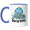 Hey!Print Don't Be Trashy Tasse Blau Naturschutz Umweltverschmutzung Save The Planet