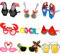 JIAJIAYI Luau Party Sunglasses,9 Pairs Party Glasses,Novelty Funny Hawaiian Eyewear Summer Party Costume Photo Booth Props Fancy Dress Supplies Decoration for Kids Adults