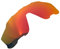 xyqrenrr Verres polarisés de rechange pour lunettes de soleil Oakley Jaw-breaker OO9290, Rouge, 132*52mm