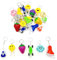 JZK Lot de 24 porte-clés clignotants à LED - Mini jouet lumineux - Pour enfants - Pour fête d'anniversaire d'enfant - Cadeau de fête