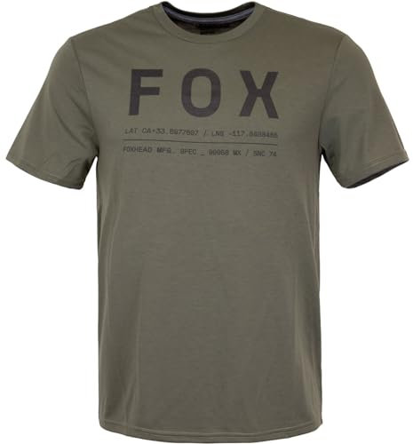 Fox Non Stop Tech T-Shirt Herren (Olive, L)