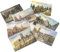 VALDEIG 7X Kühlschrankmagnet Alt Erfurt, Weimar, Die Wartburg bei Eisenach Bild Retro Deko, Souvenir Deutschland, Kühlschrankmagnete, Magnete Kühlschrank, für Mini Magnettafel, Germany, Thüringen, M