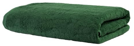 1 Badetuch 90x180 cm | Handtuch Groß Groß | Frottee Weich & Flauschig | 100% Baumwolle | Saunahandtuch Saunatuch Badehandtuch Duschtuch XXL | 500 g/m² | Oeko-Tex | Ôhm | Grün