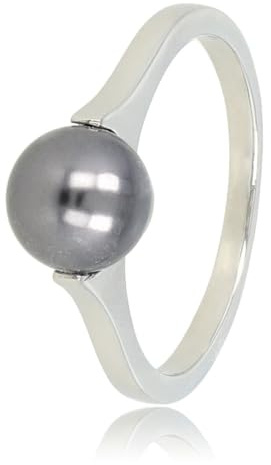 My Bendel Großer Perlenring für Frauen | Mehrere Farben | Silber & Gold | Bleibt Schön & Verfärbt Nicht | Mit Luxuriöser Geschenkverpackung