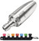 YATOSEEN Boquilla Turbo de Acero Inoxidable de 3600 PSI para Lavadora a Presión, Boquilla Giratoria de 360° con Conector Rápido de 1/4, 7 Puntas de Boquilla con Soporte para Boquilla (orificio 3.0)