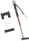 BESPORTBLE 1stk Hochdruckpumpe Reifenpumpe Mit Manometer Fahrradluftpumpe Mit Hohem Volumen Luftaufblasvorrichtung Für Reifen Manueller Fahrradreifenfüller Rennrad Luftpumpe Black