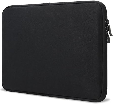 ProElife 13-Inch Laptop Sleeve Case with Interior Anti-wobbling Design for 2025-2023 MacBook Air 13.6-inch M4 M3 Accessories Bag Traveling Carrying Cover Water-resistant Simple Case (Black)
