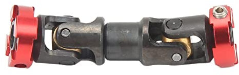 lvifloae RC -Antriebswelle universeller Gelenk Flansch aus Edelstahl -Stahlbefestigung für 1/10 1/14 Rennwagen 55~68 mm/2,17~2,68 Zoll Ideal Upgrade Kit (45-50 mm)