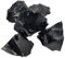 GARVALON 5stücke Teiliges Unregelmäßige Obsidian Dekorationen Natürliche Obsidiansteine Für Meditation Yoga Und Heimdekoration Für Obsidian-liebhaber