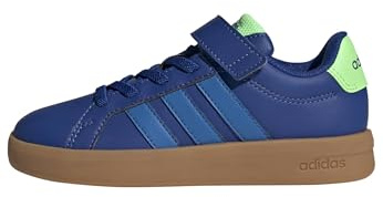 adidas Unisex Kinder Grand Court 3.0 Shoes Children, Team royal Blue/ray Blue/Lime Burst, 31 EU