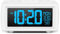 Alarm clock bedside,Digital clocks radio alarm for Bedrooms with Power cord,Large Big Numbers desk clock with Brightness Dimmer,7 Font colors, Dual Alarm(Buzzer/FM Radio) with Sleep Timer,Snooze