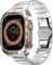 ORKDFJ Robusta cassa protettiva in acciaio inossidabile, per Apple Watch Ultra 8 49 mm Kit di modifica cinturino in acciaio inossidabile digitale con lunetta in metallo, For Ultra 49mm, Agata
