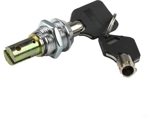 Alloy Toolbox Lock with Fastening Tab and Dual Keys for Enhanced Security (B)