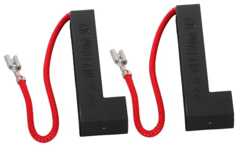 OFFSCH Kit 2 Pièces Fusible Haute Tension avec Diode Unidirectionnelle pour Micro-ondes, Plastique Solide, Réparation Micro-ondes et Usage en Camping-