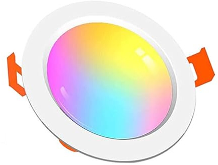 Spot Lumineux LED Intelligent WiFi Zigbee, Projecteur Rond À Intensité Variable, 5/7/10/15W, Changement De Couleur(ZigBee downlight,7w)