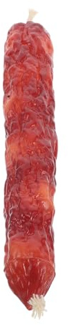 Uonlytech Modèle Réaliste de Saucisse Sèche Imitation, Décor de Saucisson pour Accessoires Photo et Jeu, Alimentaire Factice en Plastique, Décoration de Table pour Fête Cuisine, Taille