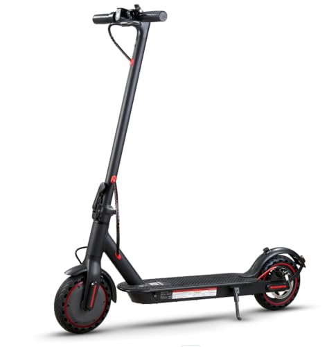 Electric Scooter, Electric Scooter Adult 350W with 25-35KM Range, Max Speed 25KM/H, 8.5 Solid Tire, Double Braking System for Adults and Teens