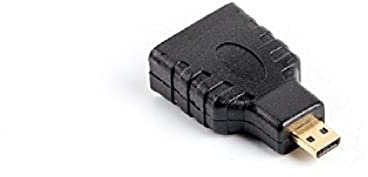 Lanberg AD-0015-BK HDMI-A Buchse auf HDMI Micro-D Stecker Adapter schwarz