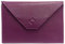 LOLUNA® Pochette Format enveloppe pour Papier Voiture, Carte Grise, permis Conduire Tout en Cuir Plusieurs Couleur Homme et Femme (Violet)