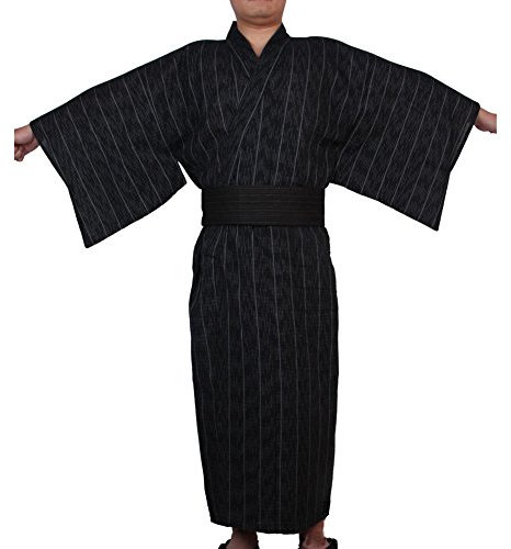 Fancy Pumpkin Jinbei Hommes Yukata Kimono Robe Japonaise Pyjama 【A4 / Taille L】
