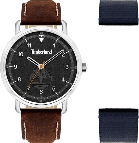 Timberland Armbanduhr Herren ROBBINSTON Leder 45mm