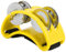 Jingle de Percussions pour Tambourin à Pied, Pédale de Percussion pour Instrument Musique Avec 4 Paires de Clochettes Acier et Sangle Réglable pour Jouer de Batterie et Guitare (Jaune)
