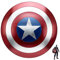 Captain America Schild Aus Metall, Captain America Sign Metal Für Erwachsene, Echte Wiederherstellung Superheld Role Play Kostüm Requisiten Kann Verwendet Werden Für Wanddekoration